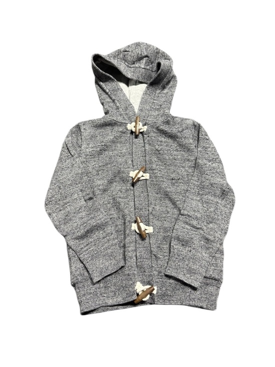 GAP Other - Baby Gap Hooded Toggle Sweater Jacket 5T Gray Knit Cozy Fall Winter